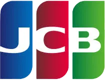 JCB logo with blue, red, and green blocks featuring white 'JCB' letters.