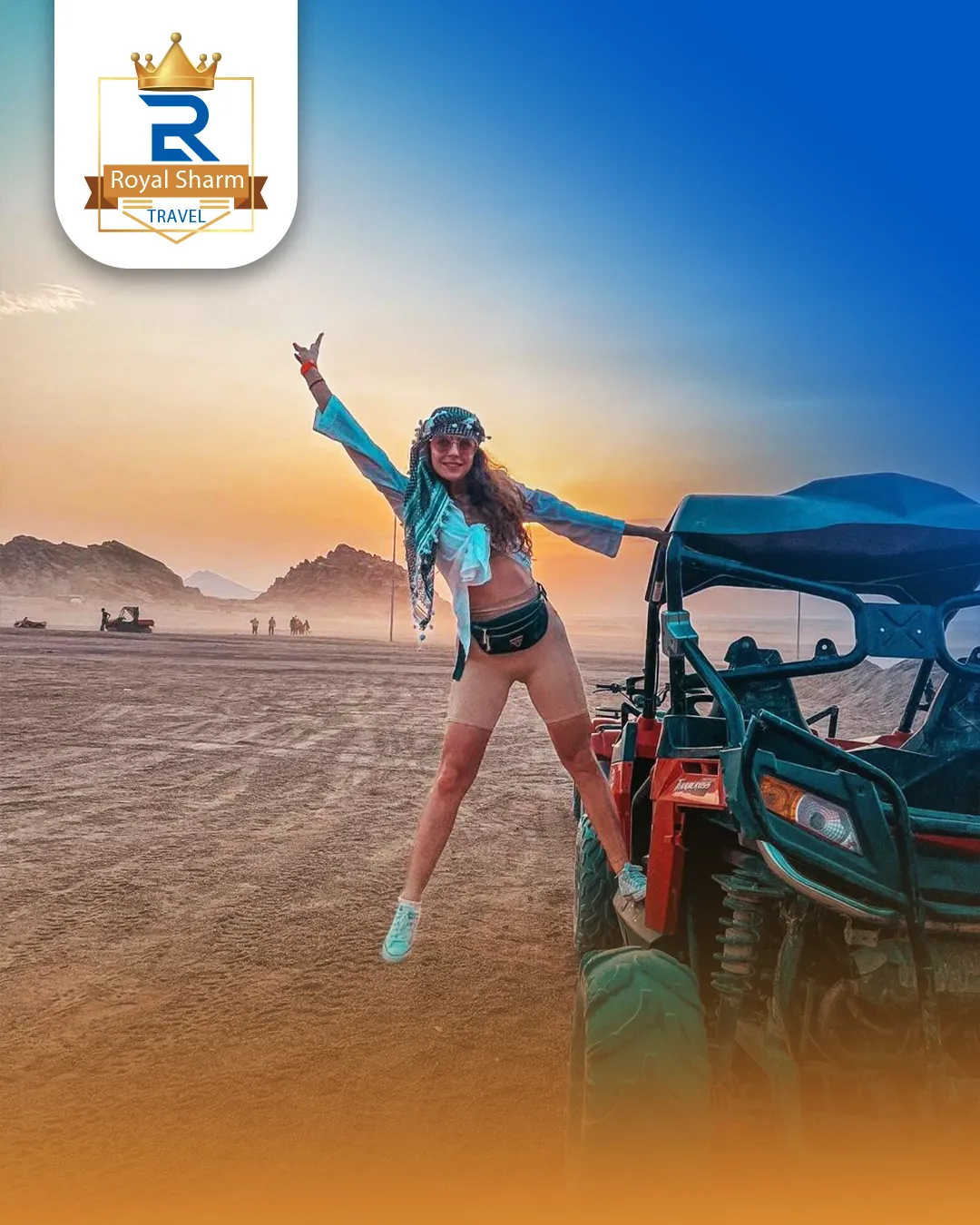 Sharm el-Sheikh: Dune Buggy Safari & Camel Ride & BBQ Dinner